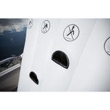 Aquaglide Freefall Inflatbale Pontoon And Dock Slide | Yellow/White/Blue 58-5213006