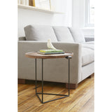 Gus* Modern Porter End Table | Black/Walnut ECCTPORT-wn-bp