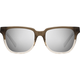 Shwood Prescott Acetate Sunglasses | Chai & Ebony / Silver Mirror WAPC2S