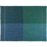 Zuzunaga Quaternio Blue Throw Blanket | Merino Wool