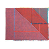 Zuzunaga Quaternio Red Blanket | Merino Wool