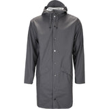 Rains Waterproof Long Jacket | Smoke- 1202