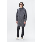 Rains Waterproof Long Jacket | Smoke