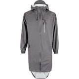 RAINS Waterproof Parka Coat | Smoke 1233 M/L