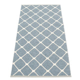 Pappelina Rex Woven Plastic Washable Rug With Double Folded Hemmed Edge