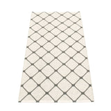 Pappelina Rex Woven Plastic Washable Rug With Double Folded Hemmed Edge
