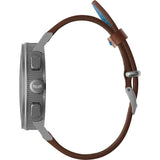 Vestal Retrofocus Chrono Watch | Cordovan/Silver/White/Italian Leather SLRCL001