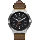 Vestal The Retrofocus Watch | Brown/Silver/Black/Italian Leather SLR3L001