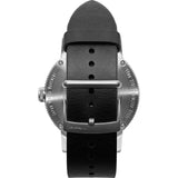 Vestal The Retrofocus Watch | Black/Silver/Black/Italian Leather SLR3L002