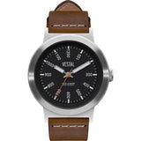 Vestal The Retrofocus Watch | Light Brown/Silver/Black/Italian Leather SLR3L004