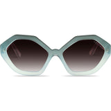 Velvet Eyewear Rita Sea Foam Sunglasses | Brown Fade V016SF01