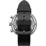 Vestal Roosevelt Chrono Watch | Black/Silver/Marine/Italian Leather RSTCL01