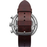 Vestal Roosevelt Chrono Watch | Brown/Silver/Marine/Italian Leather RSTCL03