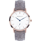 Rossling & Co. Modern 36mm Aberdeen Watch | Gold/White/Blue RO-003-005