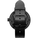 Vestal Roosevelt Italian Leather Watch | Black/Black