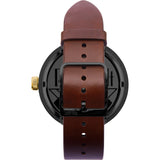 Vestal Roosevelt Italian Leather Watch | Cordovan/Gun-Gold