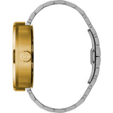 Vestal Roosevelt 5-Link Metal Watch | Gold/Brown/Silver