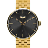 Vestal Roosevelt 5-Link Metal Watch | Gold/Black