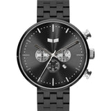 Vestal Roosevelt Chrono 5-Link Metal Watch | Gun/Silver