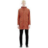 RAINS Waterproof Long Jacket | Rust 1202 XS/S