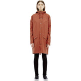 RAINS Waterproof Long Jacket | Rust 1202 XXS/XS