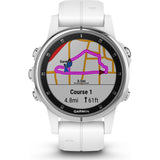 Garmin Fenix 5S Plus Sapphire Multisport GPS Watch | Carrara White 010-01987-00