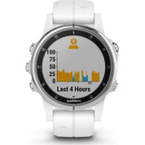 Garmin Fenix 5S Plus Sapphire Multisport GPS Watch | Carrara White 010-01987-00