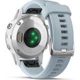 Garmin Fenix 5S Plus Multisport GPS Watch| White/ Sea Foam