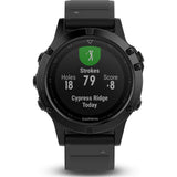 Garmin Fenix 5 GPS Watch | Sapphire/Black 010-01688-10