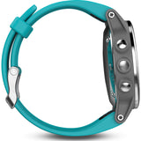 Garmin Fenix 5S Multisport GPS Watch | Silver/Gray/Turquoise 010-01685-01