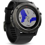 Garmin Fenix 5X Sapphire Multisport GPS Watch | Black Silicone 010-01733-00