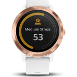 Garmin Vivoactive 3 HR Activity Tracking GPS Smartwatch | Rose Gold/White 010-01769-05