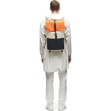 RAINS Waterproof Backpack | Sand/Orange/Blue