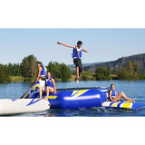 Aquaglide Rebound 12 Inflatable Trampoline w/ Log & Slide | Yellow/Blue/White 58-5209200