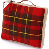 Faribault Pak-a-Robe Plaid Packable Wool Throw | Nokomis Red 17252 50x60