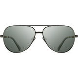 Shwood Redmond Titanium Sunglasses | Black Chrome Titanium & Mahogany / G15 Polarized WTRBCTFP