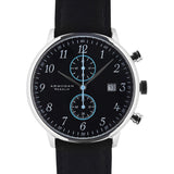 Armogan Regalia Chronograph Watch | Silver Black C33