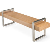 Gus* Modern Return Bench | Oak ECBERETU-on