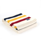 Faribault Revival Stripe Wool Throw