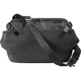 Cote&Ciel Riss Alias Cowhide Leather Sling Bag | Agate Black 28463