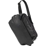 Cote&Ciel Riss Alias Cowhide Leather Sling Bag | Agate Black 28463