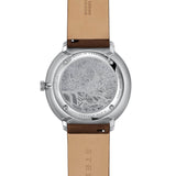Sternglas Hamburg Automatic Watch | Silver/Premium Dark Brown