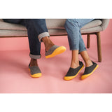 Mahabis Curve Classic Slippers | Light Grey/Yellow