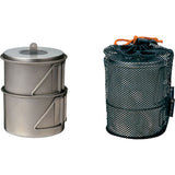 Snow Peak Mini Solo Cookset | Titanium SCS-004TR