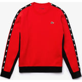 Lacoste Sport Men's Two-Tone Fleece Crew Neck Sweatshirt