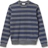 Lacoste Striped Men's Fleece Sweathsirt | Galaxite Chine/Methylene