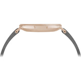 Tsovet SVT-SL37 Rose Gold & White Watch | Black Leather SL551517-05