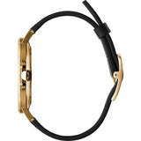 Vestal The Sophisticate Watch | Black/Gold/Black/Italian Leather/Swiss Jewel Movement SPH3L05