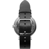 Vestal The Sophisticate 36 Italian Leather Watch | Black/Silver/Black