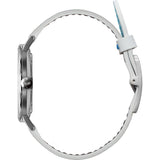 Vestal The Sophisticate 36 Italian Leather Watch | White/Silver/White-Blue